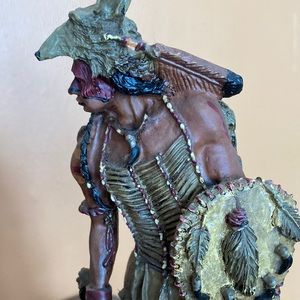 Native American statue